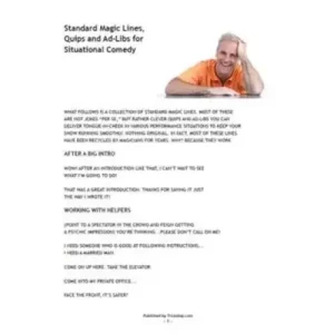 Standard Magic Lines For Situational Comedy
