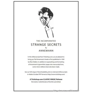 Strange Secrets by Annemann