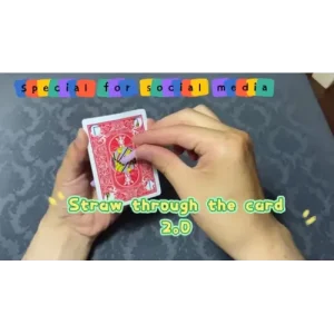 Straw Through Card 2.0 by Dingding