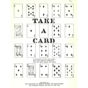Take A Card (1955 Ca) by Association Of American Playing Card Manufacturers