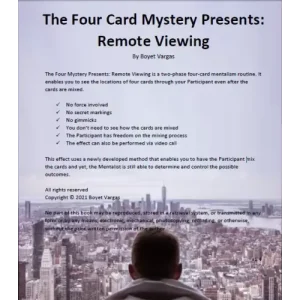 The Four Card Mystery Presents: Remote Viewing (Ebook) by Boyet Vargas