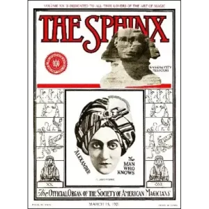 The Sphinx Volume 20 (Mar 1921 – Feb 1922) by Albert M. Wilson