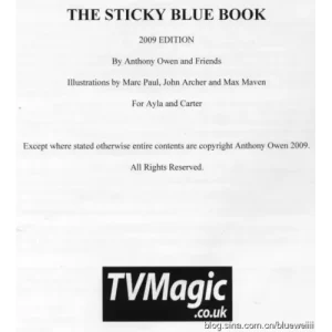 The Sticky Blue Book by Anthony Owen