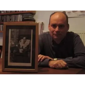 Timed Falling Desk Frame by Jolyon Jenkins