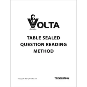 Volta Table Sealed Question Reading Method by Burling Hull
