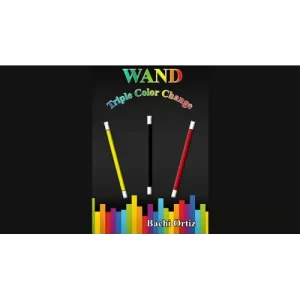 Wand Triple Color Change by Bachi Ortiz