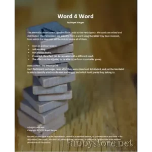 Word 4 Word (Ebook) by Boyet Vargas