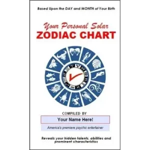 Your Personal Solar Zodiac Chart Pitch Book Kit by B. W. Mccarron