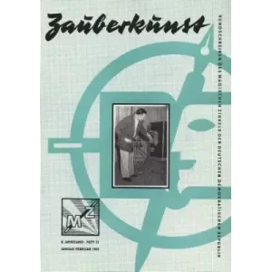 Zauberkunst 08. Jahrgang (1962) by Zauberkunst Verlag