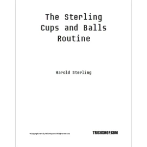 The Sterling Cups & Balls Routine