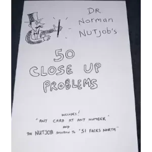 Dr. Norman Nutjob’s 50 Close Up Problems by Jerry Sadowitz