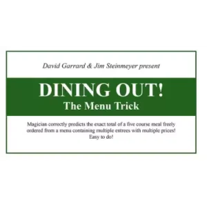 Dining Out! The Menu Trick by David Garrard and Jim Steinmeyer