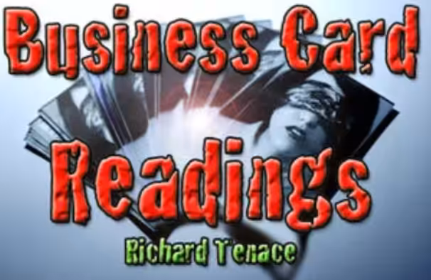 Business Card Readings by Richard Tenace