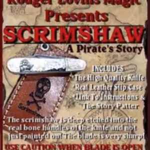Scrimshaw Knife by Rodger Lovins