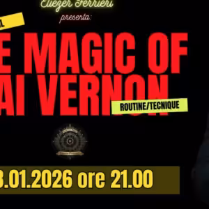 UMI Project Live Conference – THE MAGIC OF DAI VERNON (Studiando Dai Vernon) Lesson 1 (January 13, 2026) (Incontri Magici)