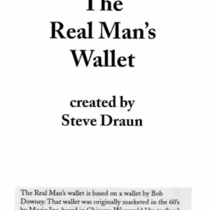 Real Mans Wallet by Steve Draun (PDF)