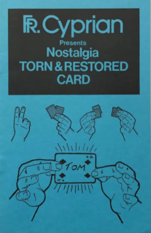 Nostalgia Torn and Restored Card by Father Cyprian