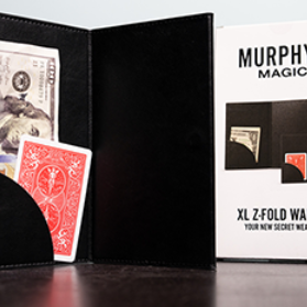 XL Z Fold Wallet (Magnetic Locking) by Murphy’s Magic